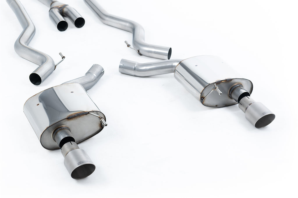 Milltek Sport Ford Mustang Cat-back, Non-Resonated, Dual GT-100 Titanium (SSXFD222) - photo 2