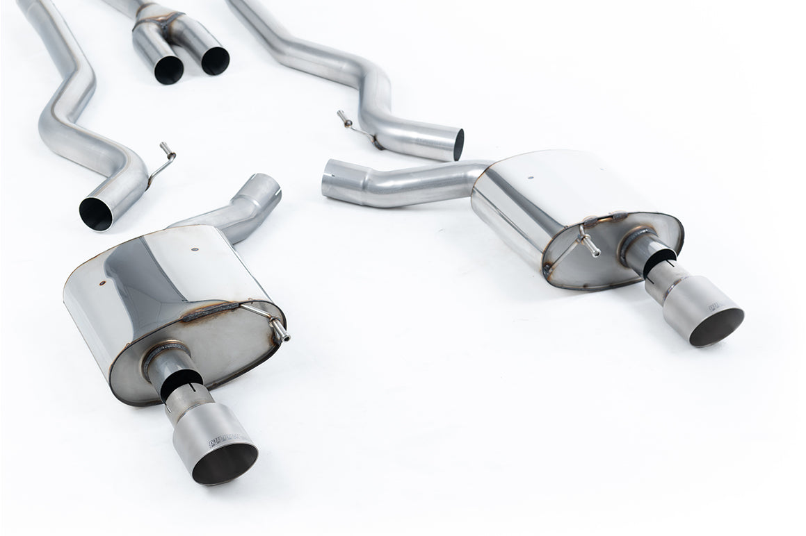 Milltek Sport Ford Mustang Cat-back, Non-Resonated, Dual GT-100 Titanium (SSXFD222) - photo 2