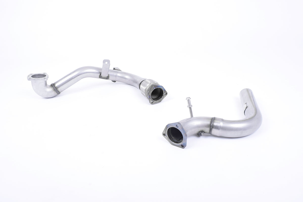 Milltek Sport Large-bore Downpipe and De-cat - Ford Fiesta Mk8 1.0T EcoBoost ST-Line 3 & 5 Door (Non-OPF/GPF Models Only) - For Fitment to OE Cat Back System Only