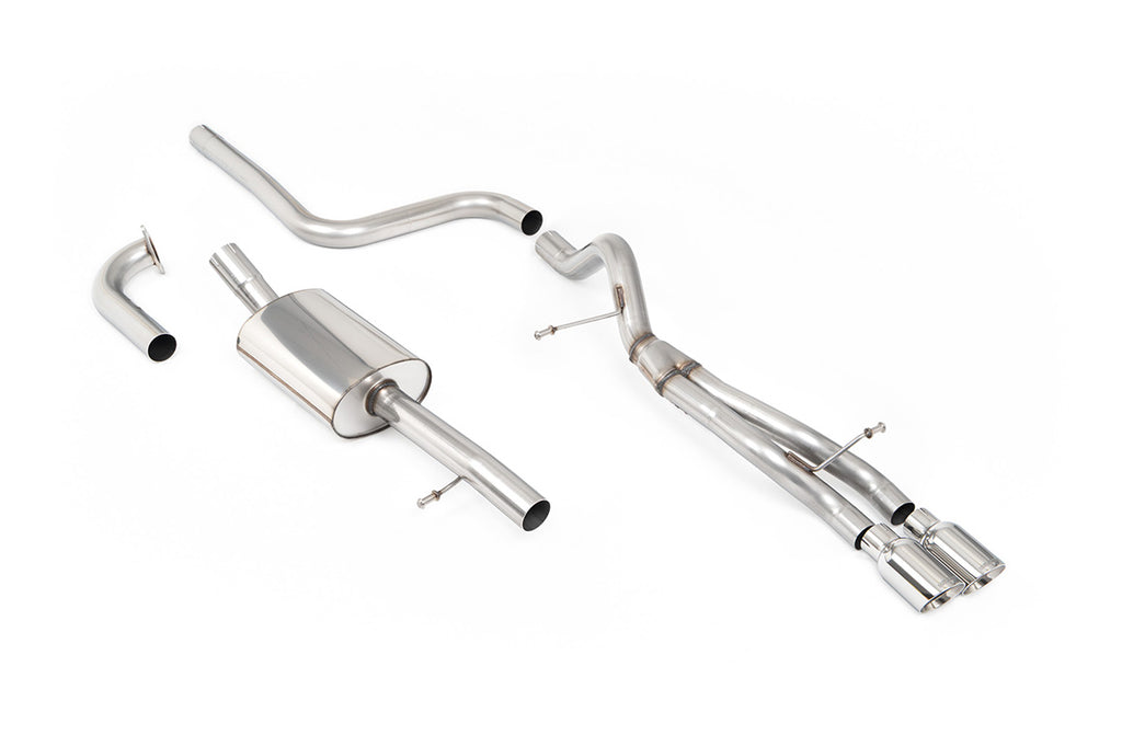 Milltek Sport Ford Fiesta Mk7/Mk7.5 Cat-back, Road+, Polished (SSXFD264)