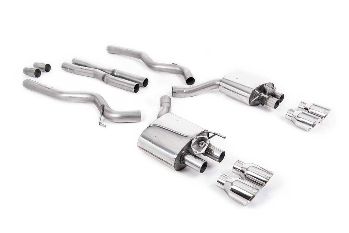 Milltek Sport Ford Mustang Cat-back, GT-100 Polished (SSXFD282)