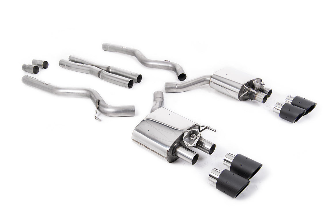 Milltek Sport Ford Mustang Cat-back, JET-100 Carbon (SSXFD286)