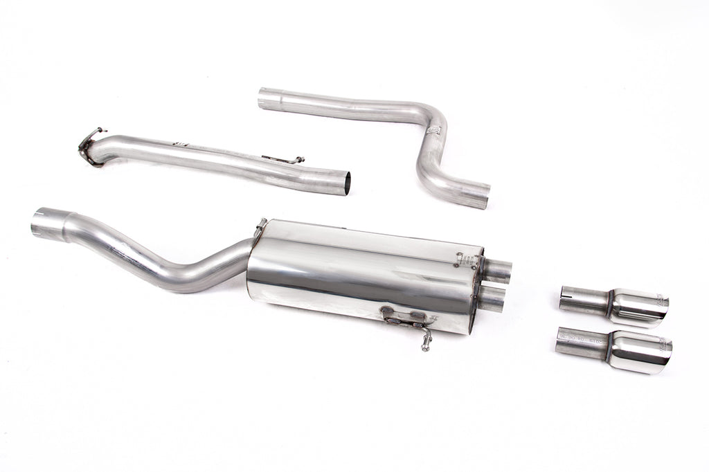 Milltek Sport Ford Fiesta Mk7 ST Cat-back, Non-Resonated, GT-80 Polished (SSXFD329)