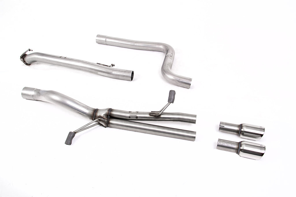 Milltek Sport Ford Fiesta Mk7 ST Cat-back, Loudest, GT-80 Polished (SSXFD331)