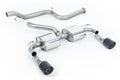 Milltek Sport Ford Focus MK2 RS Cat-back, Non-Resonated, JET-115 Carbon (SSXFD338)