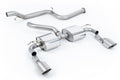 Milltek Sport Ford Focus MK2 RS Cat-back, Non-Resonated, GT-115 Titanium (SSXFD339)
