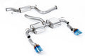 Milltek Sport Ford Focus MK2 RS Cat-back, Resonated, GT-115 Burnt Titanium (SSXFD343)