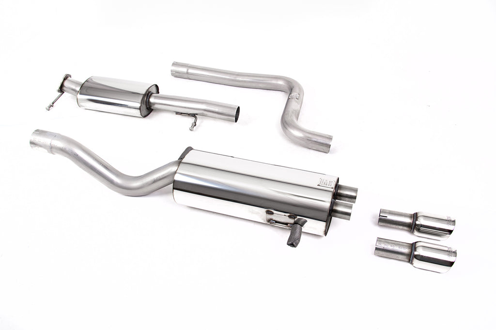 Milltek Sport Ford Fiesta Mk7 ST Cat-back, Resonated, Polished (SSXFD344)
