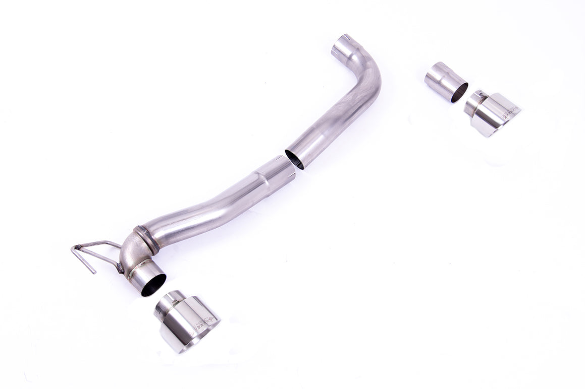 Milltek Sport Additional parts - Ford Fiesta - Maxton Designs Dual Outlet Upgrade Kit only for Existing Milltek Sport GPF Back Systems with GT-100 Polished Trims