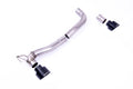 Milltek Sport Ford Fiesta Additional parts, GPF Back, Dual GT-100 Black (SSXFD361)