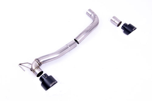 Milltek Sport Additional parts - Ford Fiesta - Maxton Designs Dual Outlet Upgrade Kit only for Existing Milltek Sport GPF Back Systems with GT-100 Black Trims