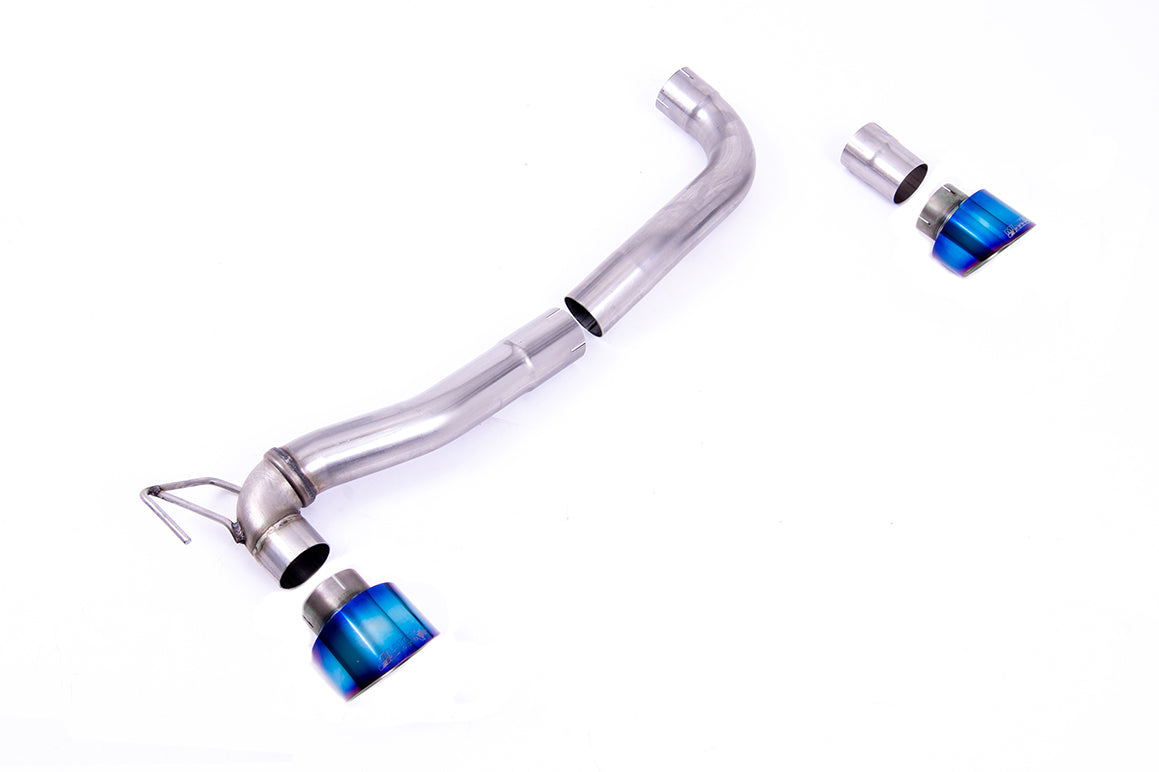 Milltek Sport Additional parts - Ford Fiesta - Maxton Designs Dual Outlet Upgrade Kit only for Existing Milltek Sport GPF Back Systems with GT-100 Burnt Titanium Trims