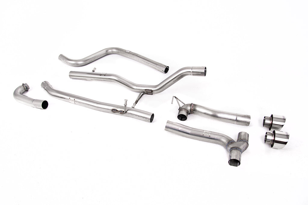 Milltek Sport Ford Fiesta MK8 Cat-back, Dual Outlet Maxton Kits, Non-Res (SSXFD371)