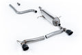 Milltek Sport Ford Fiesta Mk8 OPF/GPF-back, Resonated, GT-100 Cerakote Black (SSXFD388)