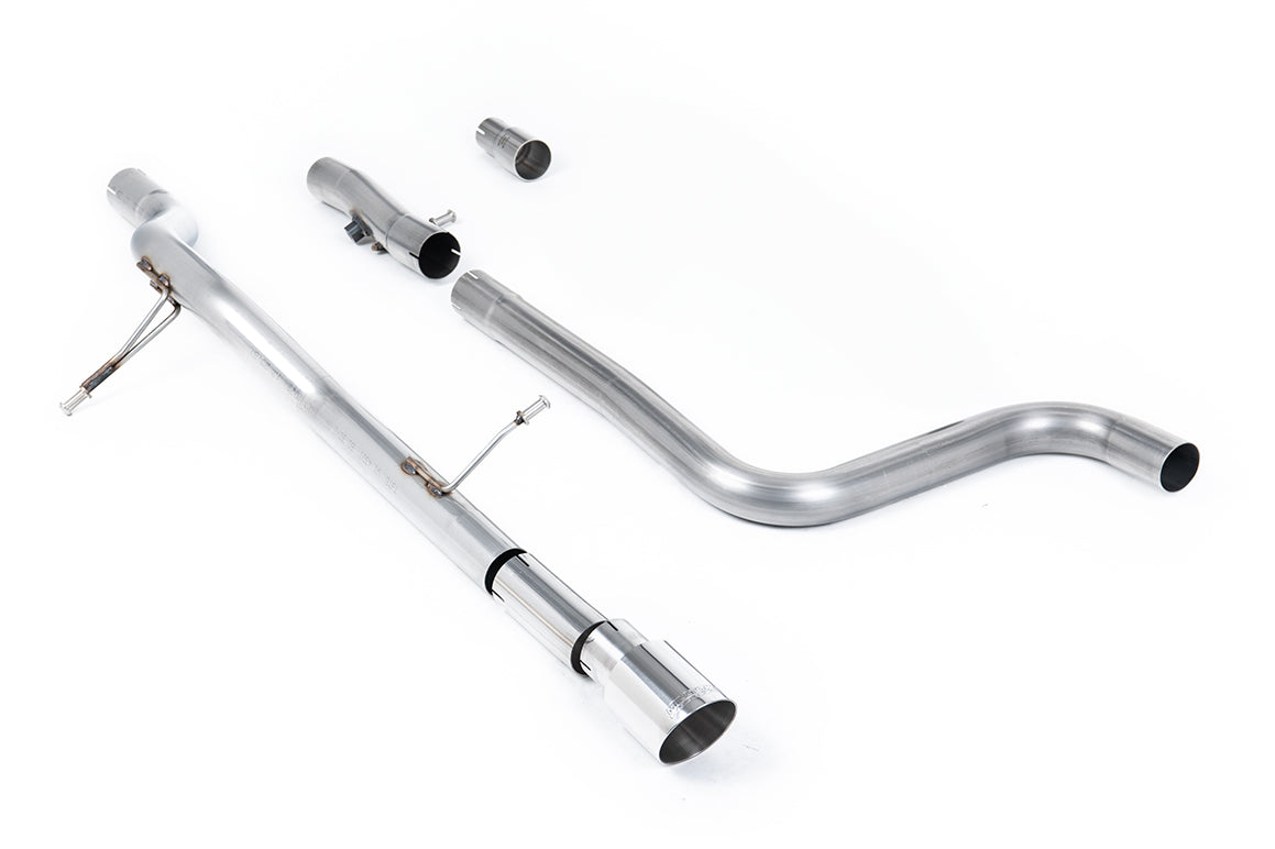 Milltek Sport Ford Fiesta Mk8 OPF/GPF-back, Non-Resonated, GT-90 Polished (SSXFD391)