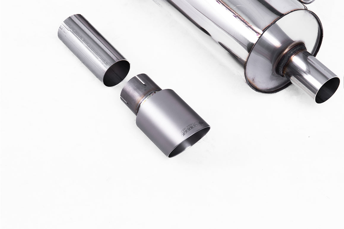 Milltek Sport Ford Fiesta Mk8 OPF/GPF-back, Resonated, GT-90 Brushed Titanium (SSXFD399) - photo 2