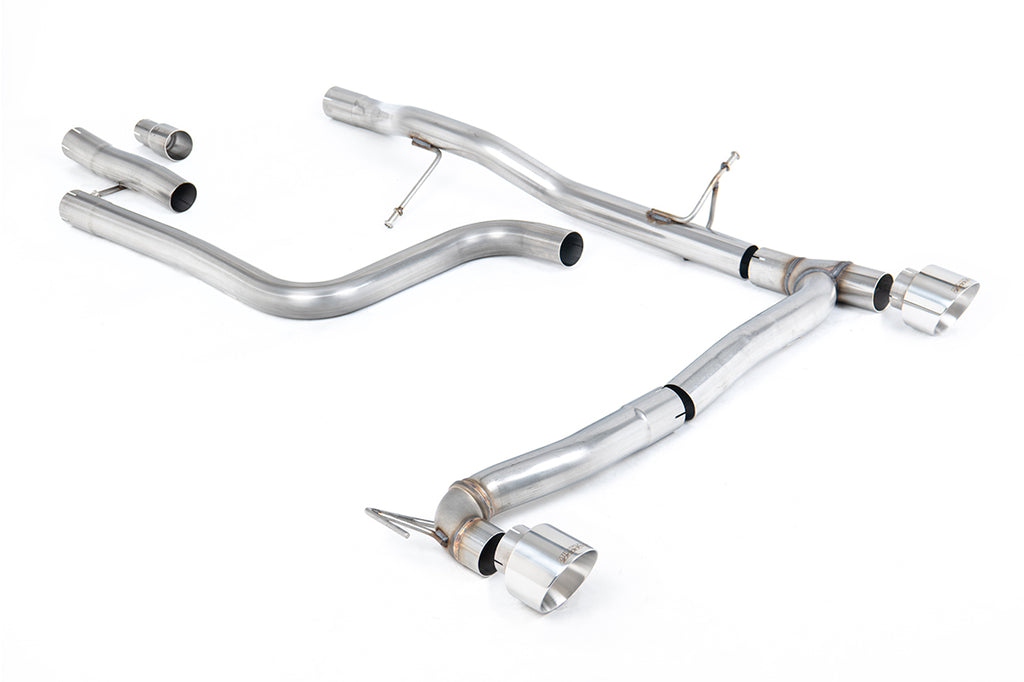 Milltek Sport Ford Fiesta Mk8 OPF/GPF-back, Non-Resonated, GT-100 Polished (SSXFD405)