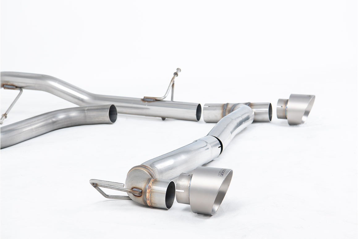 Milltek Sport Ford Fiesta Mk8 OPF/GPF-back, Non-Res, GT-100 Brushed Titanium (SSXFD407) - photo 2