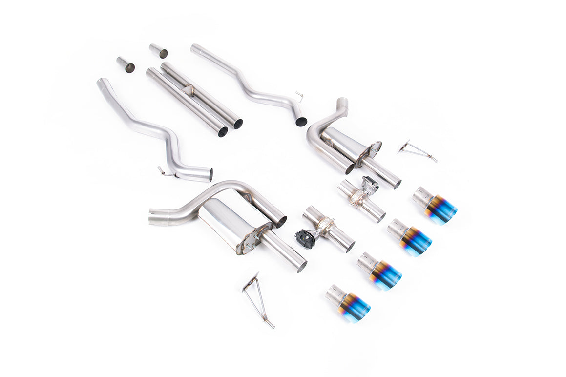 Milltek Sport Ford Mustang Cat-back, H Pipe, Valved (SSXFD432)