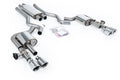 Milltek Sport Ford Mustang Cat-back, Resonated, Dual GT-100 Polished (SSXFD434)