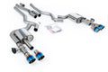 Milltek Sport Ford Mustang Cat-back, Non-Res, Dual GT-100 Burnt/Blue Titanium (SSXFD438)