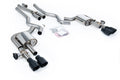 Milltek Sport Ford Mustang Cat-back, Non-Resonated, Dual GT-100 Cerakote Black (SSXFD440)