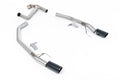 Milltek Sport Ford Ranger Axle Back, Twin GT-90 Cerakote Black (SSXFD442)