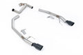 Milltek Sport Ford Ranger Axle Back, Twin GT-90 Cerakote Black (SSXFD443)