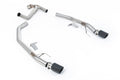 Milltek Sport Ford Ranger Axle Back, Twin JET-90 Carbon (SSXFD447)