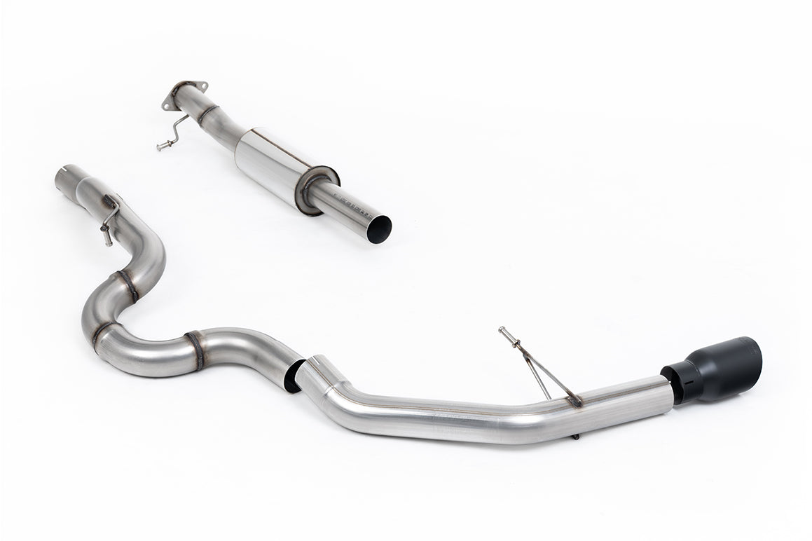 Milltek Sport Cat-back - Ford Bronco 6th Gen - 2.3l i4 & 2.7l V6 Ecoboost (4 Door Model Only) - Side Exit System with GT-100 Cerakote Black Tip
