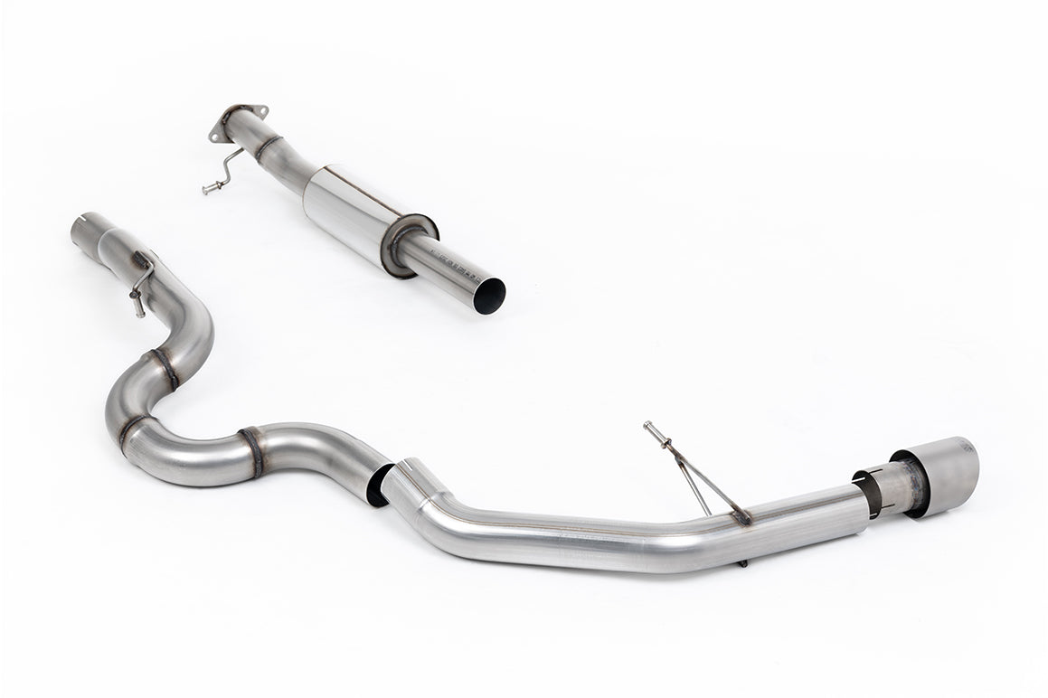 Milltek Sport Cat-back - Ford Bronco 6th Gen - 2.3l i4 & 2.7l V6 Ecoboost (4 Door Model Only) - Side Exit System with GT-100 Brushed Titanium Tip