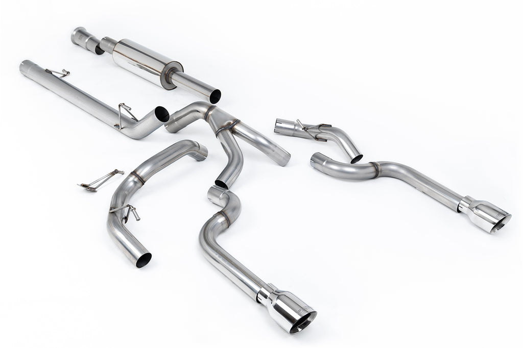 Milltek Sport Ford F150 SuperCrew Cat-back, Resonated, Road+ (SSXFD476)