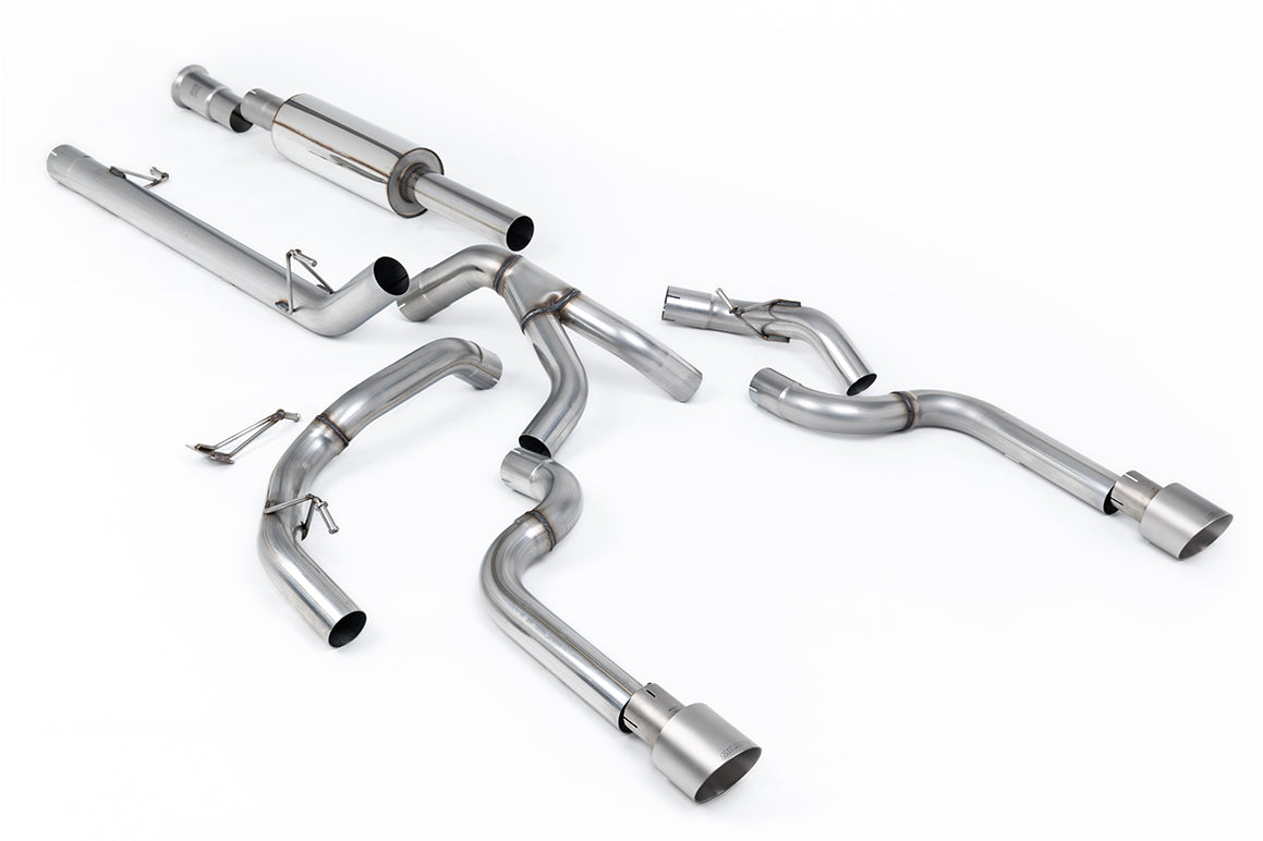 Milltek Sport Ford F150 SuperCrew Cat-back, Resonated, Road+ (SSXFD478)