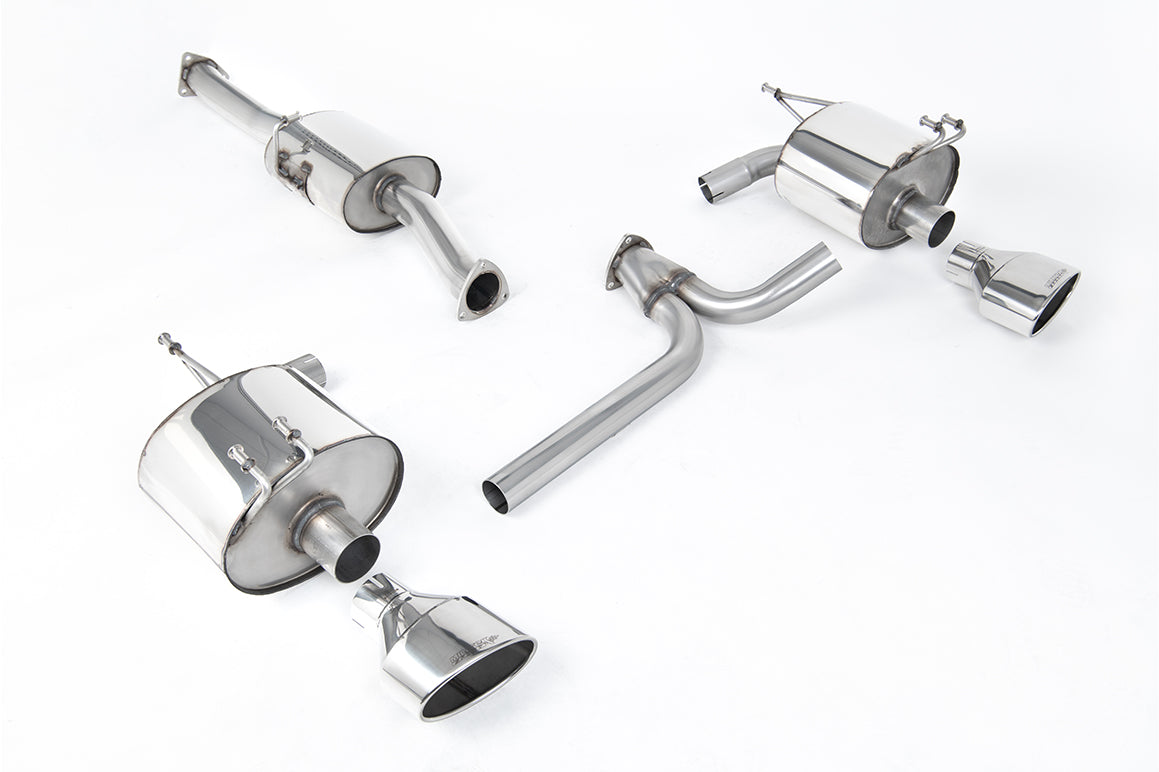 Milltek Sport Cat-back - Honda / Acura S2000 2.0 and 2.2 litre AP2 - Twin-rear silencer