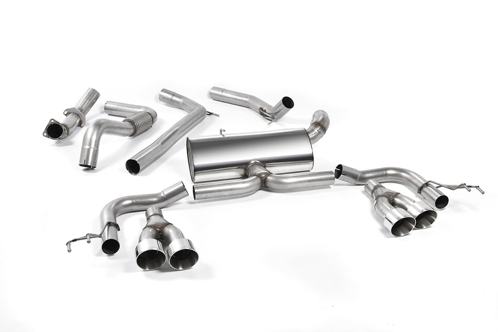 Milltek Sport Honda / Acura Civic Type R FK2 Cat-back, Race, Polished (SSXHO214)