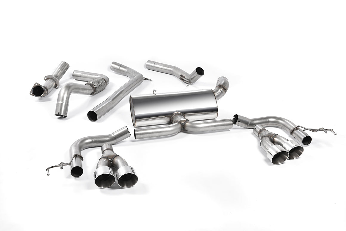Milltek Sport Honda / Acura Civic Type R FK2 Cat-back, Road+, Polished (SSXHO216)