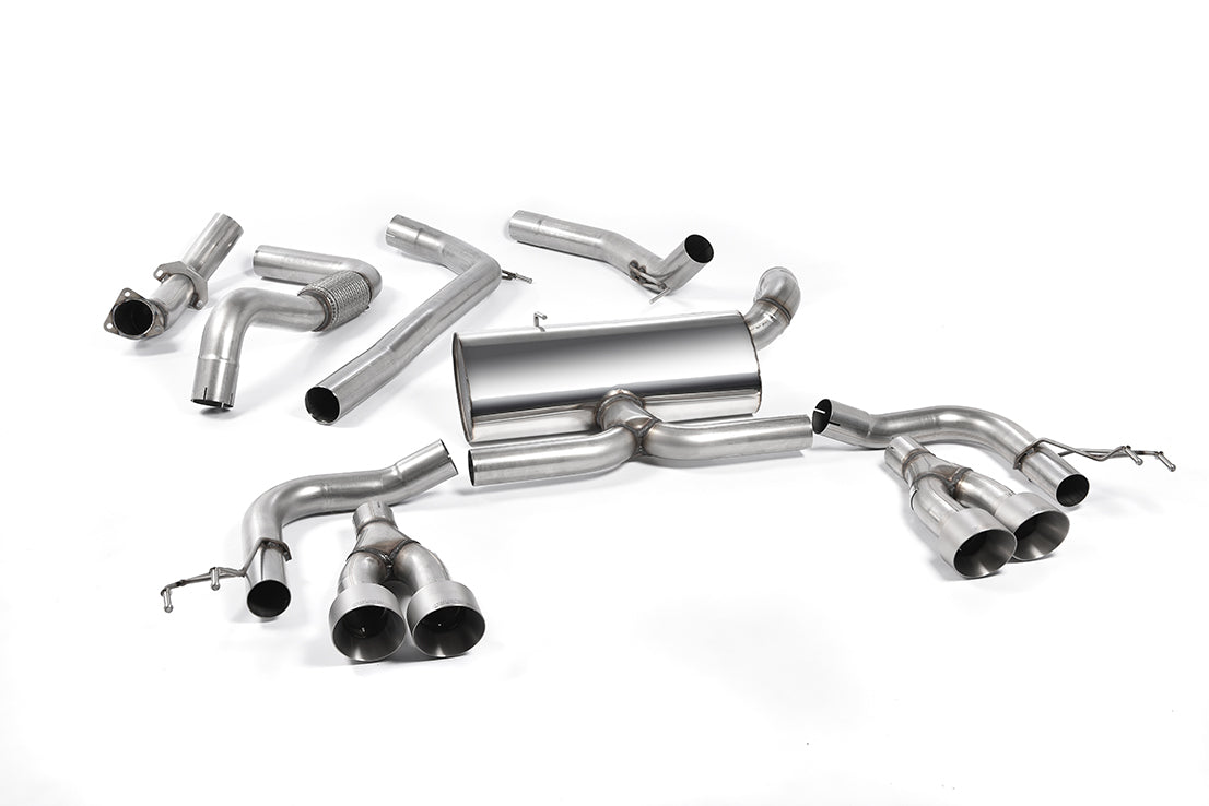 Milltek Sport Honda / Acura Civic Type R FK2 Cat-back, Road+, Titanium (SSXHO220)