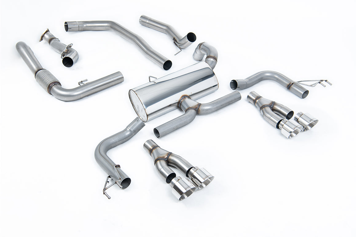 Milltek Sport Honda / Acura Civic Type R FK2 Cat-back, Road+, Polished (SSXHO228)