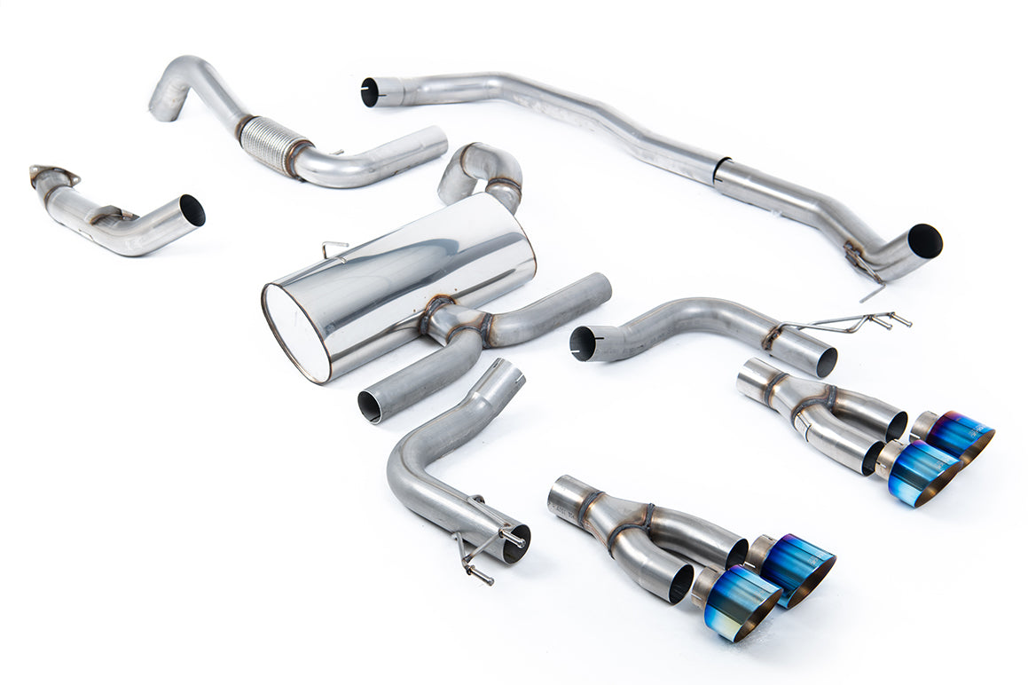 Milltek Sport Honda / Acura Civic Type R FK2 Cat-back, Road+, Burnt Titanium (SSXHO232)