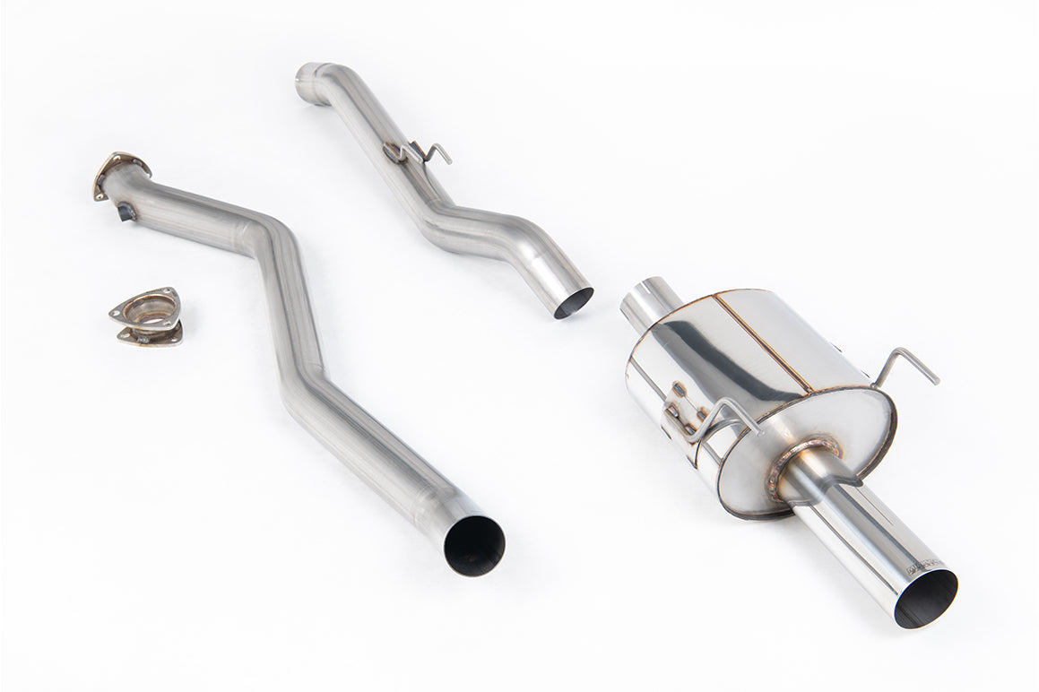 Milltek Sport Cat-back - Honda / Acura Integra DC-5 Type-R - Non-Resonated Cat Back (Louder) with Single Wall 3.5' Polished Tip