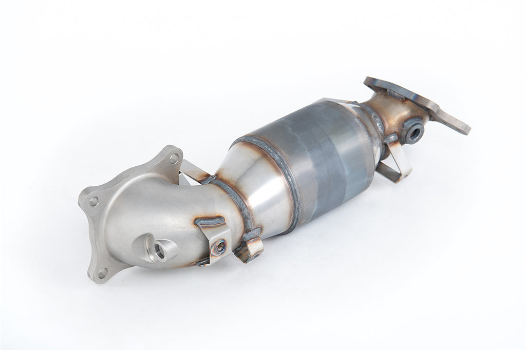 Milltek Sport Honda / Acura Civic Cast Downpipe with Race Cat, 200 Cell (SSXHO292)