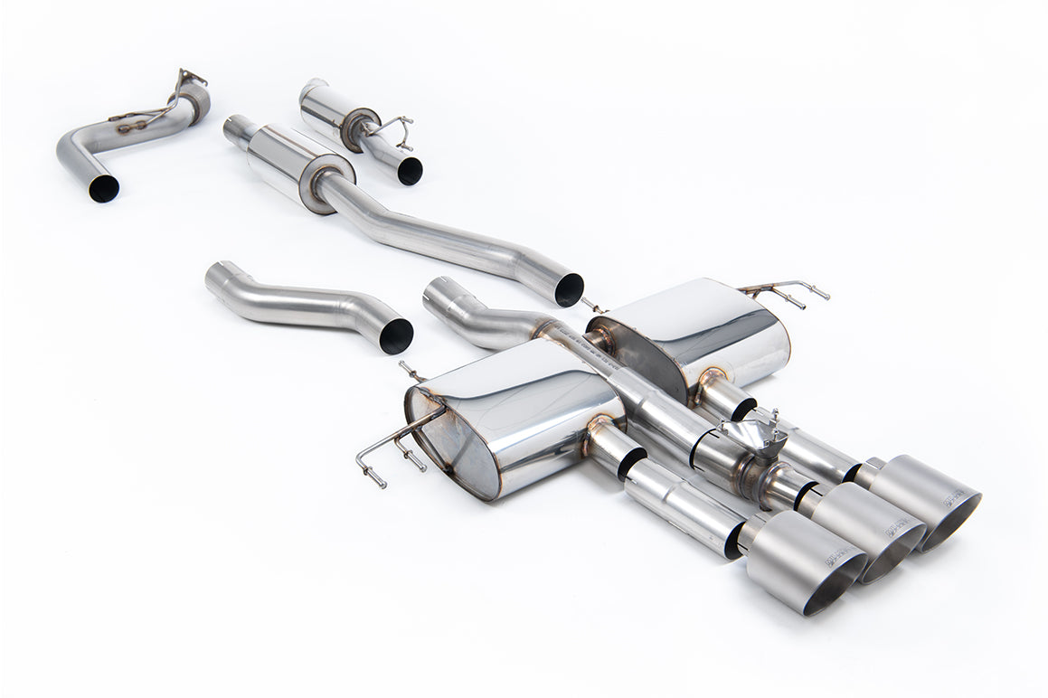 Milltek Sport Honda / Acura Integra Type S Cat-back, Resonated (SSXHO312)