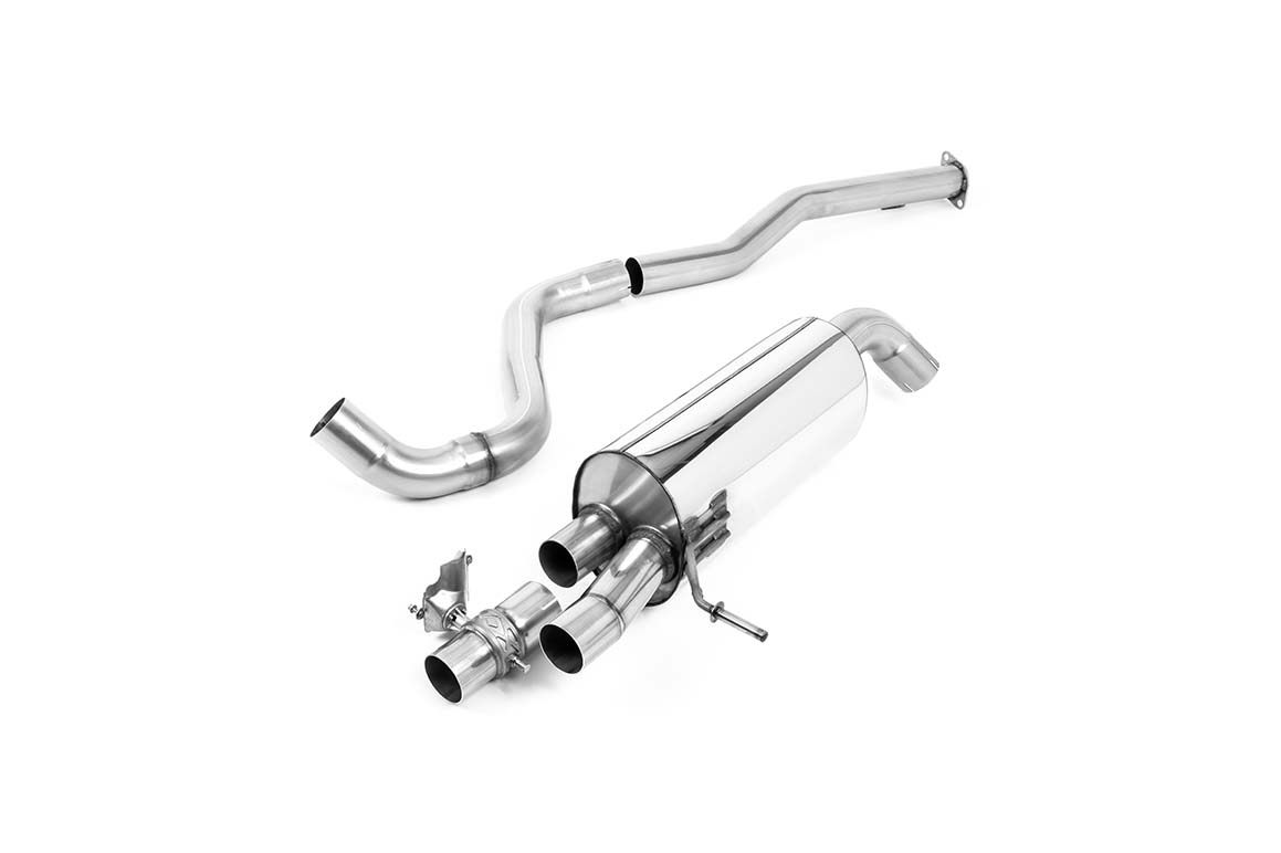 Milltek Sport Hyundai / Kia i20 N OPF/GPF-back, Non-Resonated, JET-90 Carbon (SSXHY157)