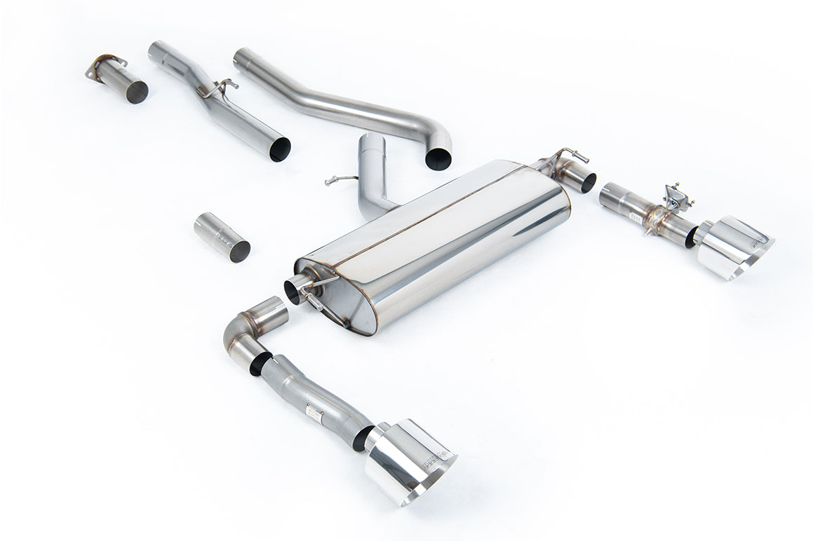 Milltek Sport Hyundai / Kia Kona N OPF/GPF-back, Valved, GT-139 Polished (SSXHY171)