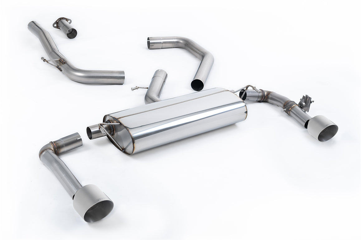 Milltek Sport Hyundai / Kia Ceed GT OPF/GPF-back, GT-115 Brushed Titanium (SSXHY175)