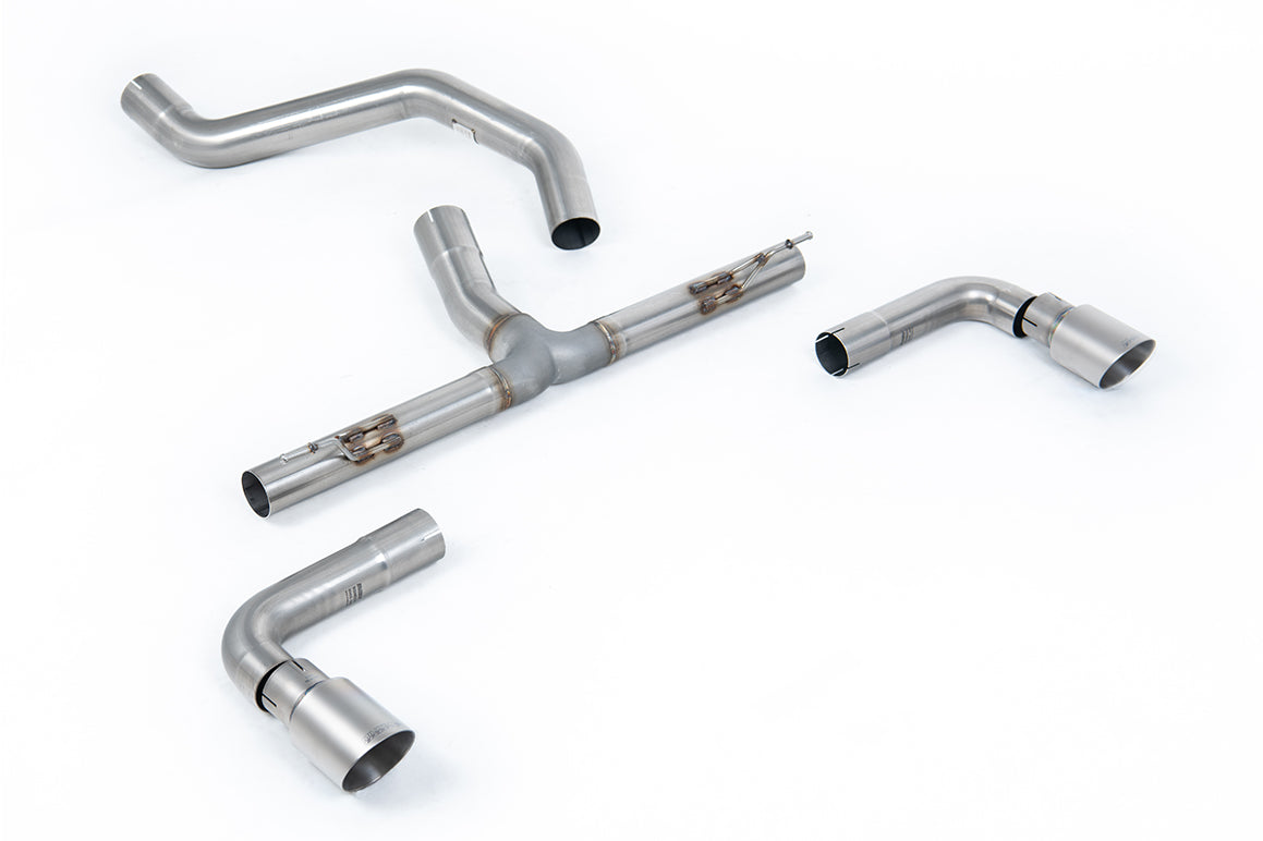 Milltek Sport Particulate Filter-back - INEOS Grenadier - Non-Resonated System with GT-90 Brushed Titanium Tips (OE Requires cutting)