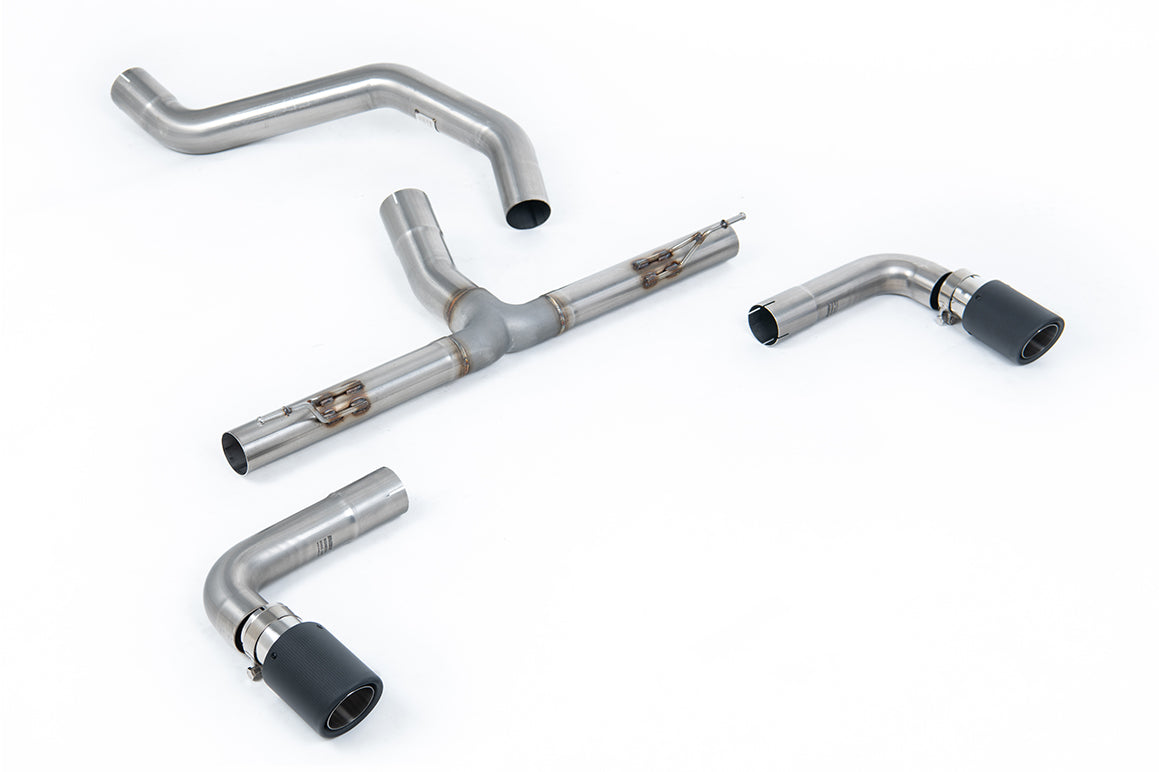 Milltek Sport Particulate Filter-back - INEOS Grenadier - Non-Resonated System with JET-90 Carbon Tips (OE Requires cutting)