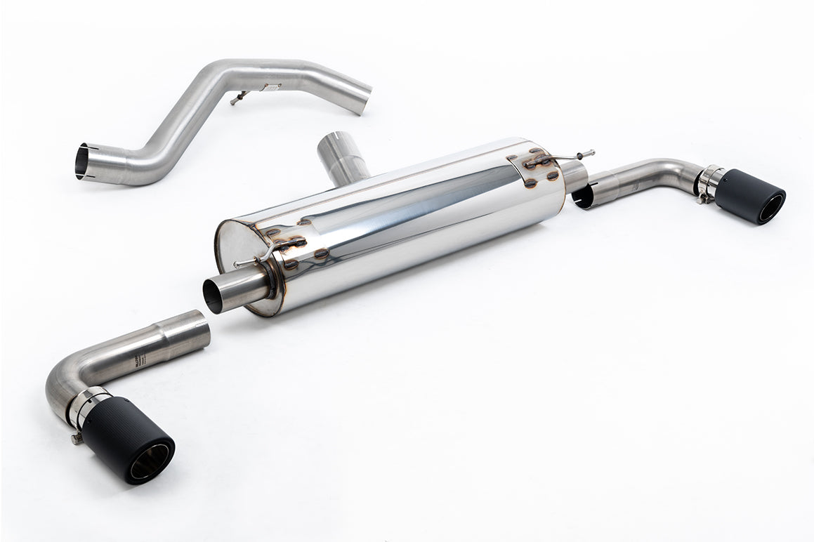Milltek Sport Particulate Filter-back - INEOS Grenadier - Resonated System with JET-90 Carbon Tips (OE Requires cutting)