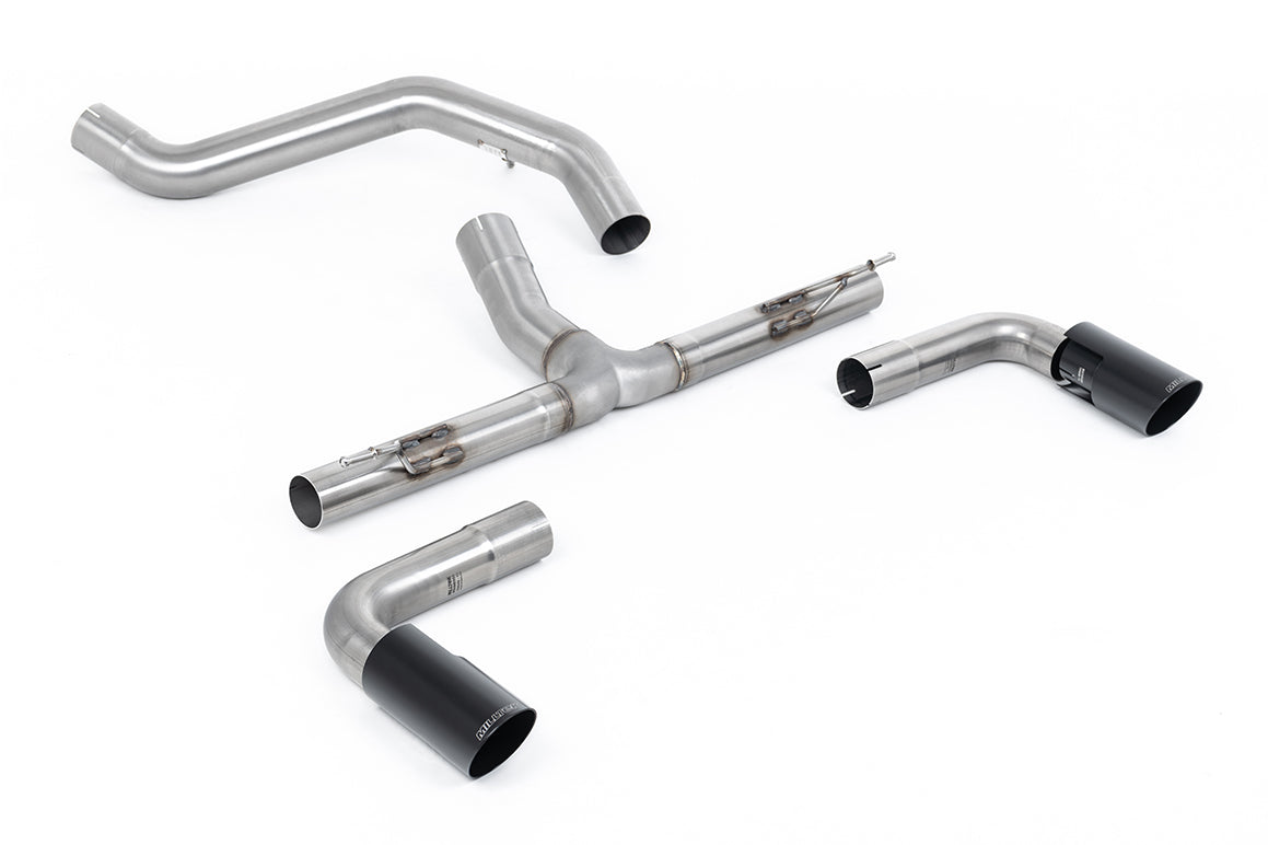 Milltek Sport Particulate Filter-back - INEOS Grenadier - Non-Resonated System with Premium GT-90 Cerakote Black Tips (Hidden Clamp Tip) (OE Requires cutting)