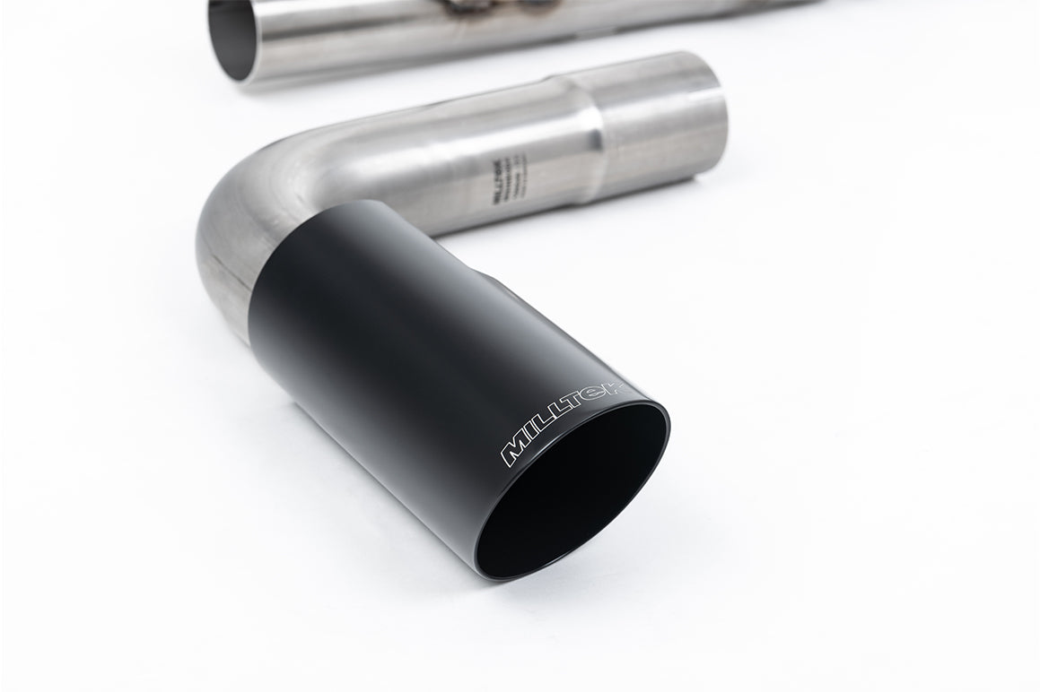 Milltek Sport Particulate Filter-back - INEOS Grenadier - Non-Resonated System with Premium GT-90 Cerakote Black Tips (Hidden Clamp Tip) (OE Requires cutting)